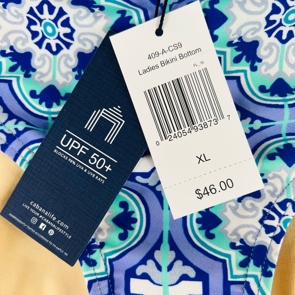 CABANA LIFE RUCHED SIDE BIKINI SWIM BOTTOMS - Picture 4 of 5